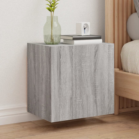 Vidaxl tv-wandmeubel 40,5x30x40 cm bewerkt hout grijs sonoma