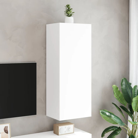 Vidaxl tv-wandmeubel 40,5x30x102 cm bewerkt hout wit