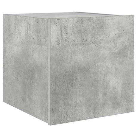 Vidaxl tv-wandmeubel met led-verlichting 30,5x35x30 cm betongrijs