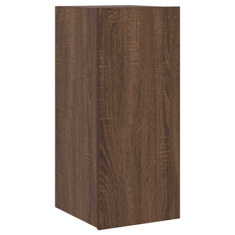 Vidaxl tv-wandmeubel met led-verlichting 30,5x35x70 cm bruineikenkleur