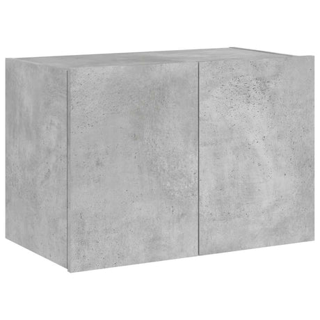 Vidaxl tv-wandmeubel met led-verlichting 60x35x41 cm betongrijs