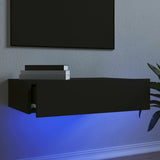 Vidaxl tv-meubel met led-verlichting 60x35x15,5 cm zwart