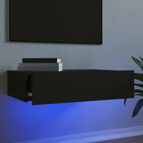 Vidaxl tv-meubel met led-verlichting 60x35x15,5 cm zwart