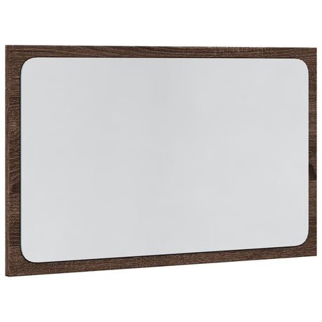 Vidaxl badkamerspiegel met led 60x8,5x38 cm bewerkt hout bruin eiken
