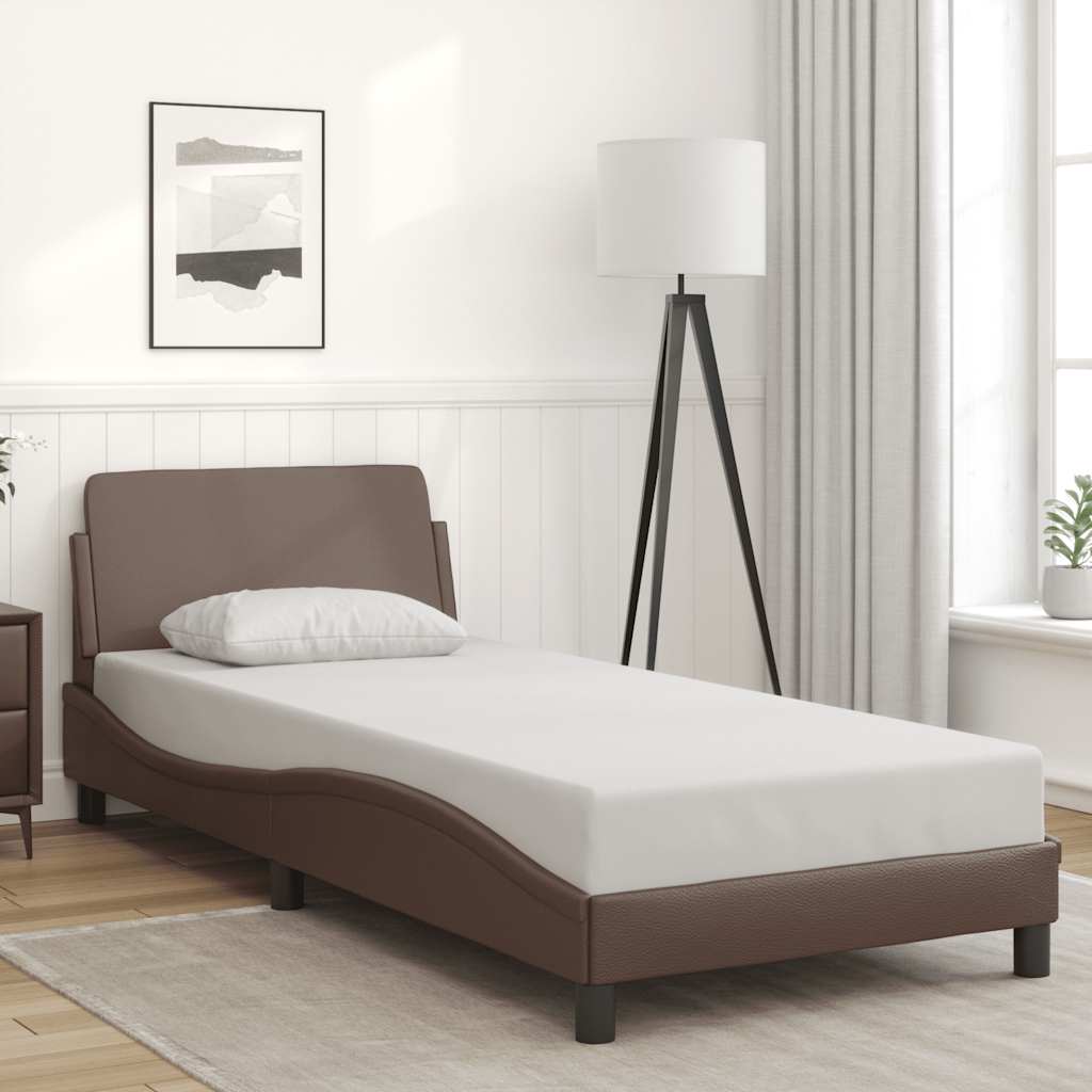 Vidaxl bedframe dover kunstleer bruin 80x200 cm