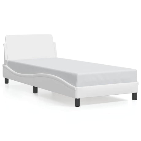 Vidaxl bedframe dover kunstleer wit 90x190 cm
