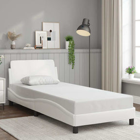 Vidaxl bedframe dover kunstleer wit 90x190 cm