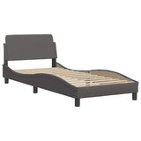Vidaxl bedframe dover kunstleer grijs 90x190 cm