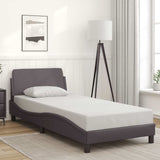 Vidaxl bedframe dover kunstleer grijs 90x190 cm