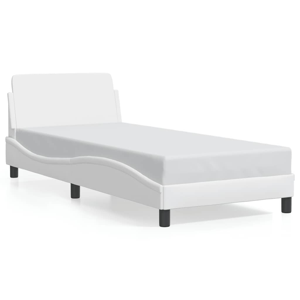 Vidaxl bedframe dover kunstleer wit 90x200 cm