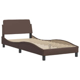 Vidaxl bedframe dover kunstleer bruin 90x200 cm