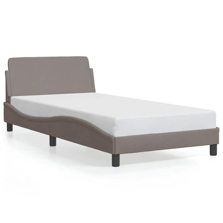 Vidaxl bedframe dover 100x200 cm stof taupe