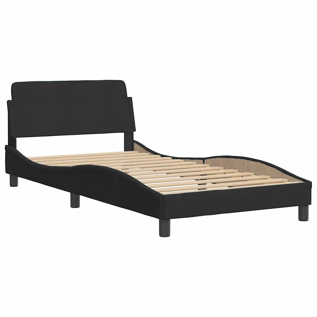 Vidaxl bedframe dover 100x200 cm fluweel zwart