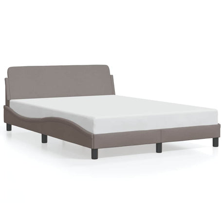 Vidaxl bedframe dover 120x200 cm stof taupe