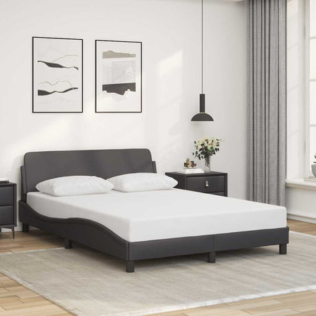 Vidaxl bedframe dover kunstleer grijs 120x200 cm
