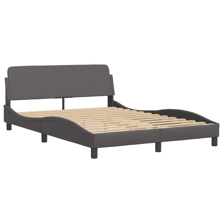 Vidaxl bedframe dover kunstleer grijs 140x190 cm