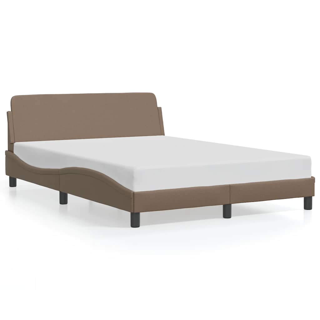 Vidaxl bedframe dover kunstleer cappucinnokleurig 140x190 cm