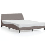Vidaxl bedframe dover stof taupe 140x200 cm