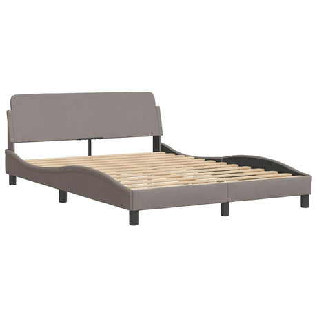 Vidaxl bedframe dover stof taupe 140x200 cm