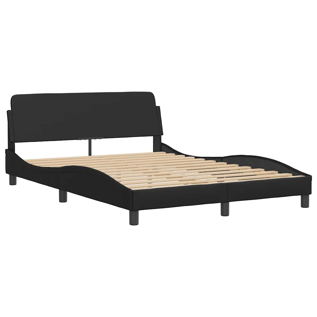 Vidaxl bedframe dover kunstleer zwart 140x200 cm