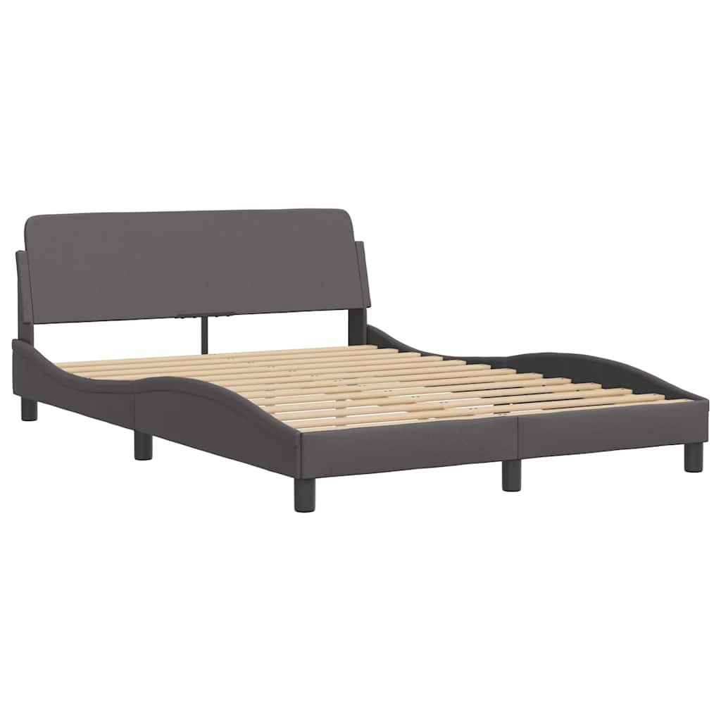Vidaxl bedframe dover kunstleer grijs 140x200 cm