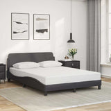Vidaxl bedframe dover kunstleer grijs 140x200 cm