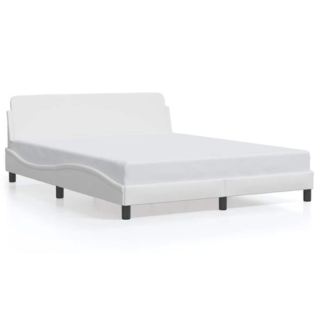 Vidaxl bedframe dover kunstleer wit 160x200 cm