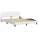 Vidaxl bedframe dover kunstleer wit 160x200 cm