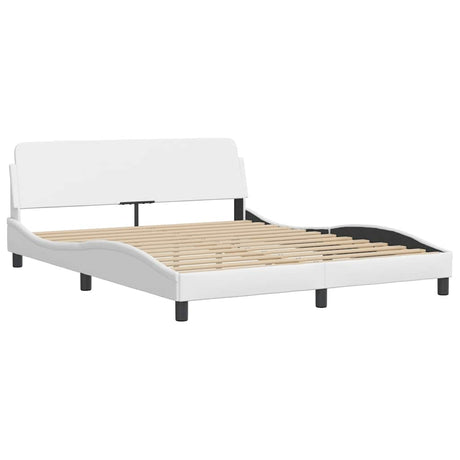 Vidaxl bedframe dover kunstleer wit 160x200 cm