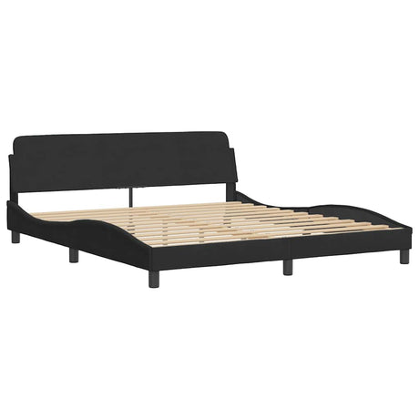Vidaxl bedframe dover 180x200 cm fluweel zwart