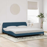 Vidaxl bedframe dover fluweel blauw 200x200 cm