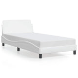 Vidaxl bedframe dover kunstleer wit 100x190 cm