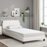 Vidaxl bedframe dover kunstleer wit 100x190 cm