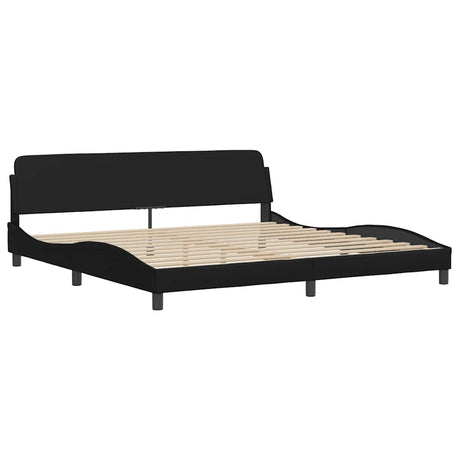 Vidaxl bedframe dover kunstleer zwart 193x203 cm