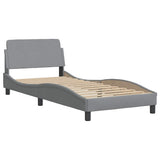 Vidaxl bedframe dover lichtgrijs 90x190 cm stof