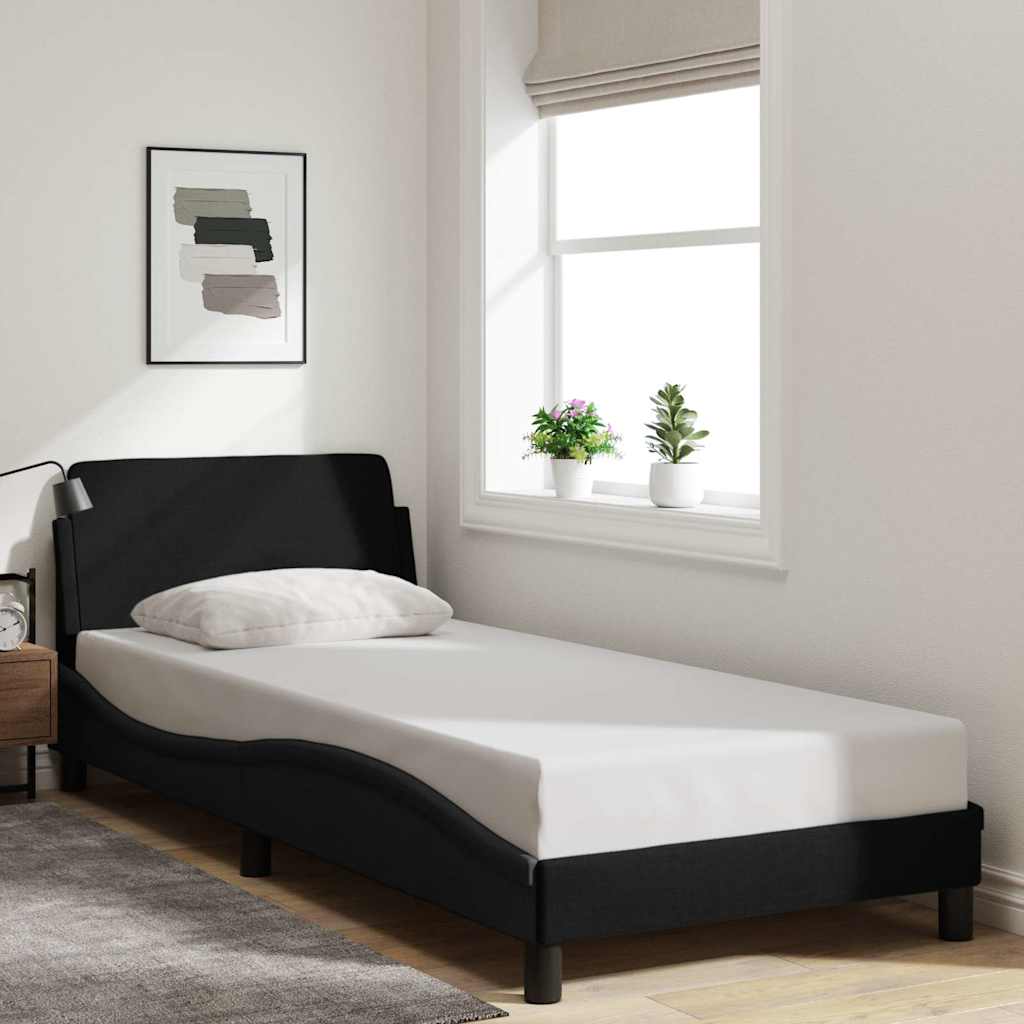 Vidaxl bedframe dover zwart 90x190 cm stof