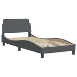 Vidaxl bedframe dover donkergrijs 90x190 cm fluweel