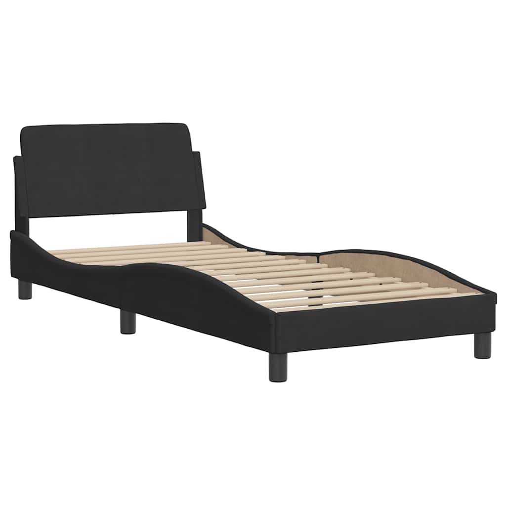 Vidaxl bedframe dover zwart 90x190 cm fluweel