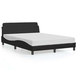 Vidaxl bedframe dover zwart 135x190 cm kunstleer