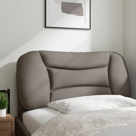 Vidaxl hoofdbordkussen hvar 80 cm stof taupe