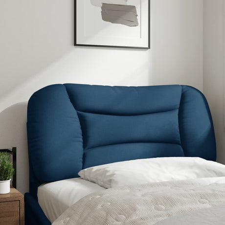 Vidaxl hoofdbordkussen hvar 90 cm stof blauw
