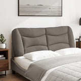 Vidaxl hoofdbordkussen hvar 120 cm stof taupe