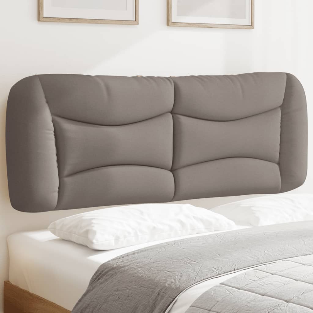 Vidaxl hoofdbordkussen hvar 120 cm stof taupe