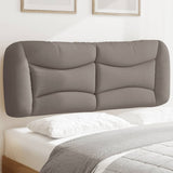 Vidaxl hoofdbordkussen hvar 120 cm stof taupe