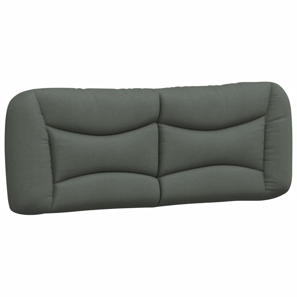 Vidaxl hoofdbordkussen hvar 140 cm stof donkergrijs
