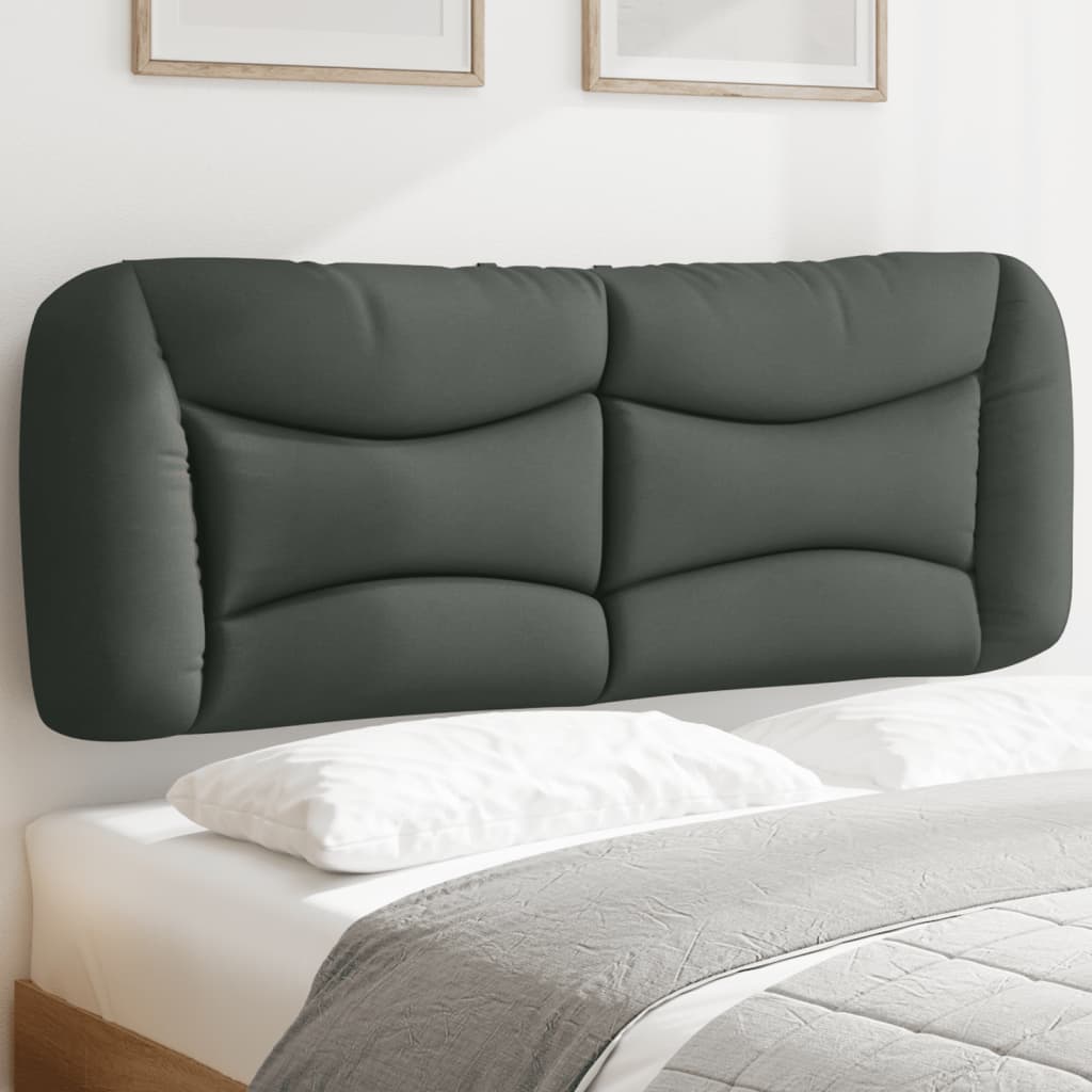 Vidaxl hoofdbordkussen hvar 140 cm stof donkergrijs