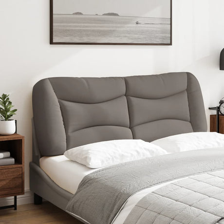 Vidaxl hoofdbordkussen hvar 140 cm stof taupe
