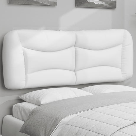 Vidaxl hoofdbordkussen hvar 140 cm kunstleer wit