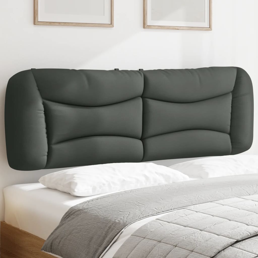 Vidaxl hoofdbordkussen hvar 160 cm stof donkergrijs