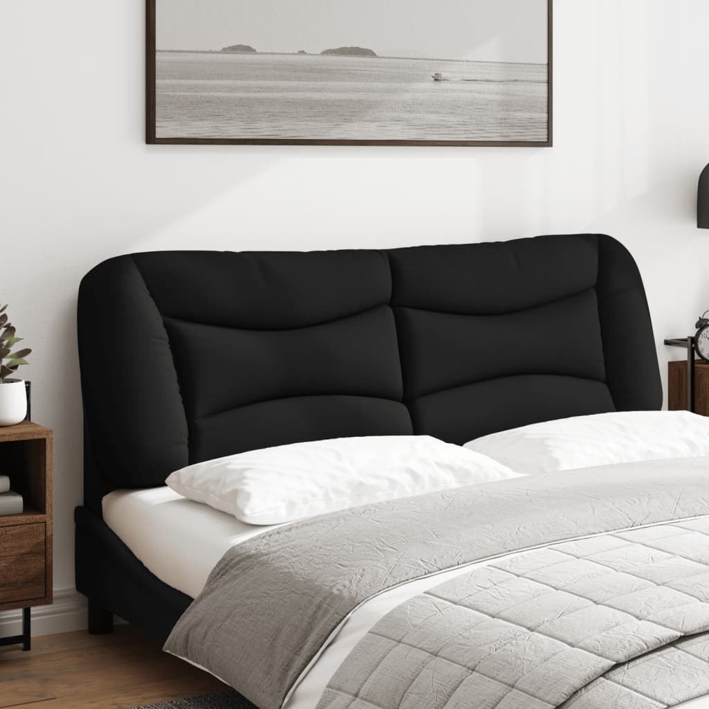 Vidaxl hoofdbordkussen hvar 160 cm stof zwart